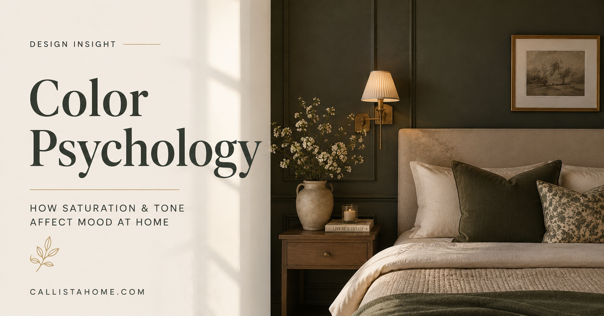 What Color Psychology Research Actually Says About Saturated Rooms and Mood CALLISTAHOME.COM