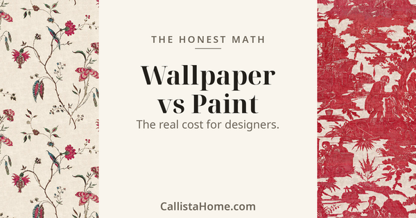 Wallpaper vs paint cost comparison for designers: real material, labor and longevity math