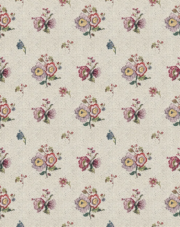 Traviata 100A French Floral Wallpaper – 18th-Century Inspired Design