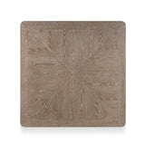 Oak Bluffs Cocktail Table – Driftwood Finish | Round Oak Coffee Table