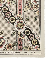 Domino Paper – Guirlandes de Fleurs 1B | Hand-Painted Decorative Paper