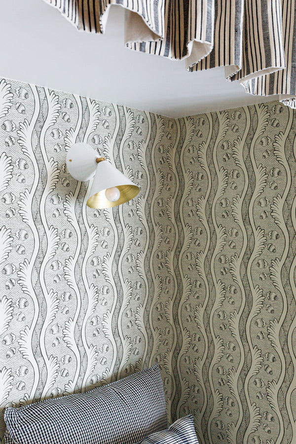 Grenades Wallpaper Panel 2B – Heritage Botanical Wallpaper – view 4