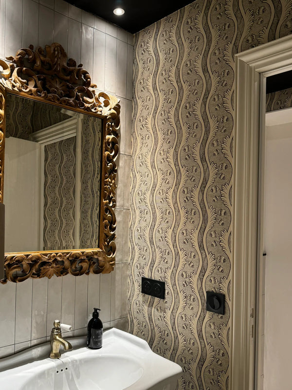 Grenades Wallpaper Panel 2B – Heritage Botanical Wallpaper – view 3