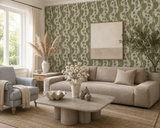 Grenades 2C Wallpaper – Historic Pomegranate Botanical Design