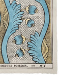 Grenades Domino Paper 2A | Hand-Painted Decorative Paper