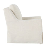 Beige armchair on a white background
