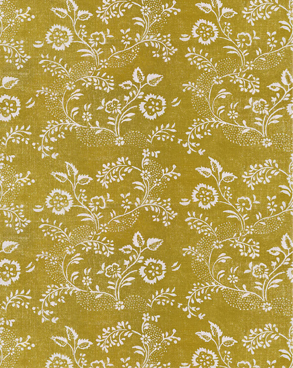 Menuet 97A French Linen-Cotton Fabric – 18th-Century Inspired Floral Print