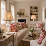 Pair of Vintage Cut Glass Table Lamps with Brass Bases | Neoclassical Revival Lighting