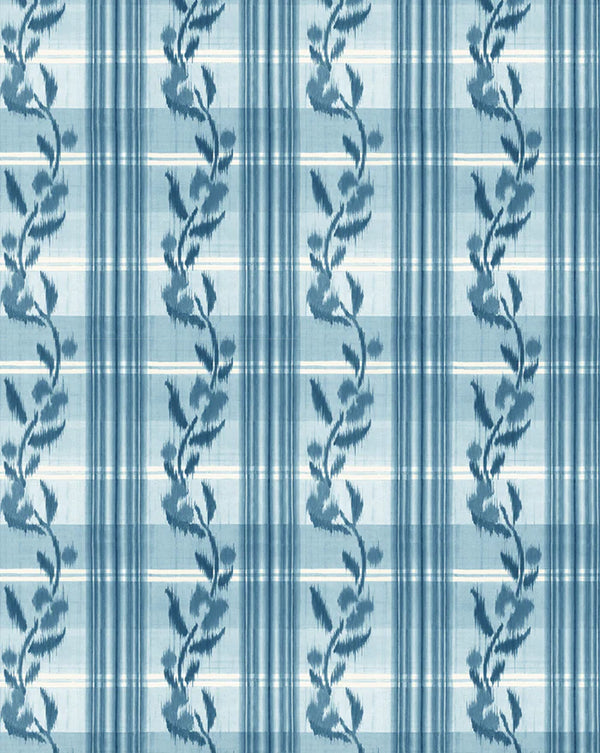Canut Wallpaper Panel 76B by Antoinette Poisson featuring a refined woven-inspired French pattern in a contemporary design.