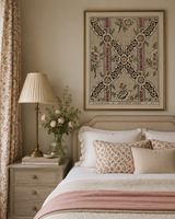 Domino Paper – Guirlandes de Fleurs 1B | Hand-Painted Decorative Paper