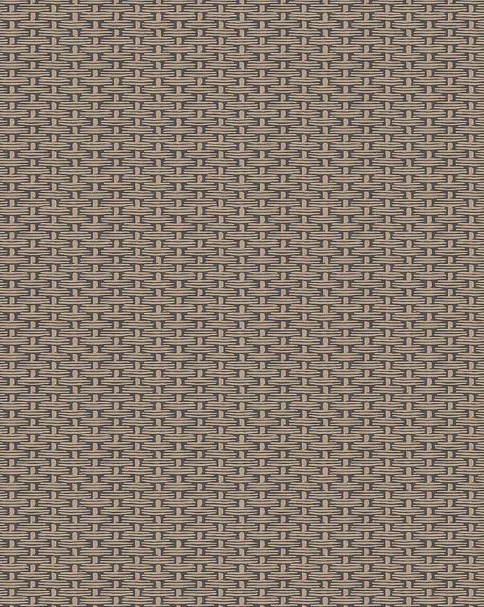 Osier Wallpaper Panel 18B by Antoinette Poisson featuring a classic woven basket-inspired French heritage pattern.