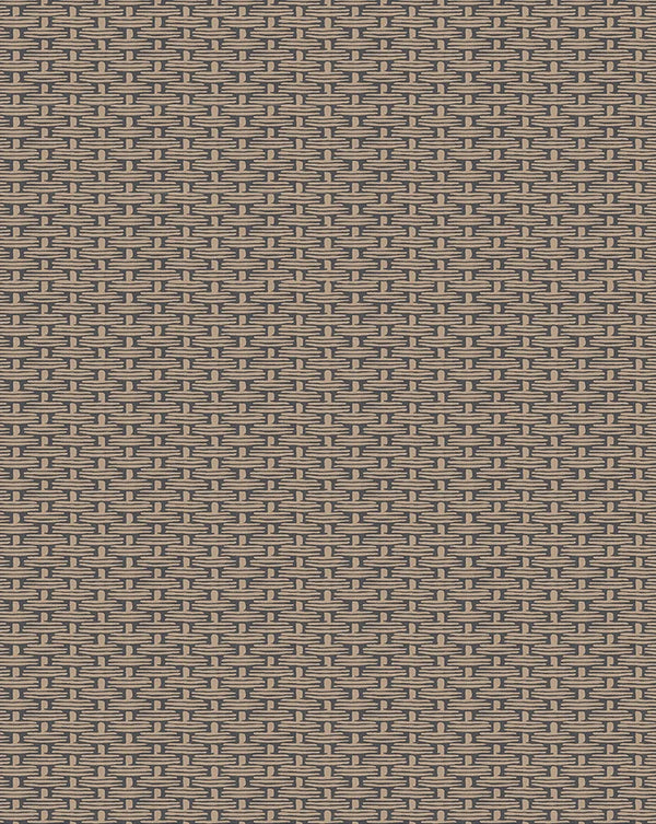 Osier Wallpaper Panel 18B by Antoinette Poisson featuring a classic woven basket-inspired French heritage pattern.
