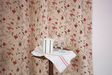 Coromandel 85A French linen cotton botanical fabric by Antoinette Poisson Callista Home