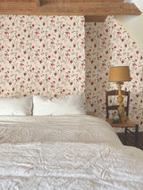 Coromandel Wallpaper Panel 85A by Antoinette Poisson featuring an elegant French botanical pattern inspired by 18th-century decorative arts.