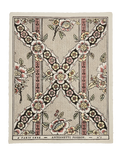 Domino Paper – Guirlandes de Fleurs 1B | Hand-Painted Decorative Paper