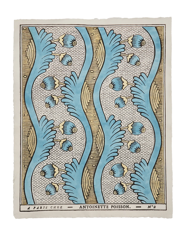 Grenades Domino Paper 2A – Hand-Painted Decorative Paper – view 3