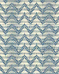 Points de Hongrie 32A French Geometric Wallpaper – Blue Historic Design