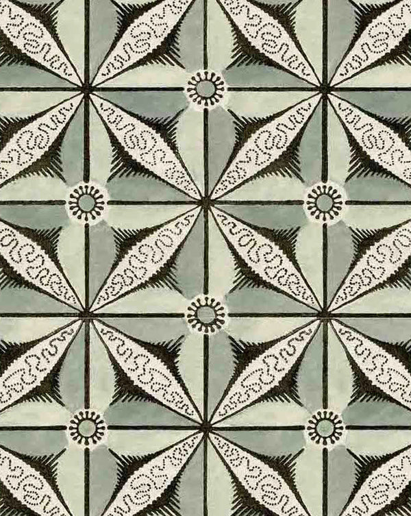 Mézières Wallpaper Panel 44A | Geometric Wallpaper