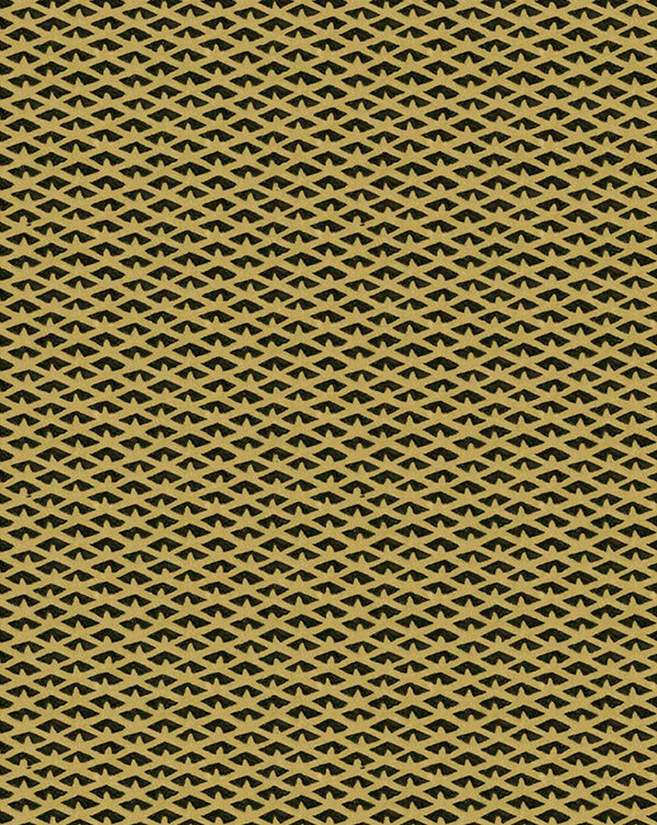 Alvéoles Wallpaper 60B by Antoinette Poisson featuring a refined repeating geometric pattern inspired by historic 18th-century French domino paper. Callista Home