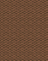 Brown paper bag with a green wavy pattern Callista Home