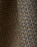 Osier 18A Linen Fabric – Geometric Woven-Inspired Print