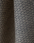 Osier 18B Linen Fabric – Geometric Woven-Inspired Print