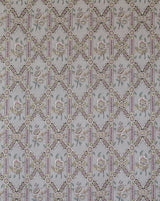 Guirlandes de Fleurs 1B floral French linen fabric by Antoinette Poisson Callista Home USA